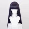 Naruto Hinata Hyuga Complete Cosplay Set with Headband & Kunai Bag, Casual Daily Anime Outerwear for Girls