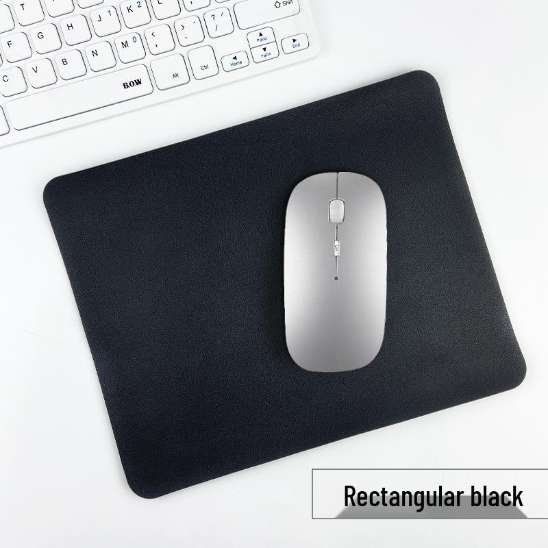 Customizable Multi-Color PU Leather Mouse Pad - Durable, Dirt-Resistant, Available In Square or Round Shapes.