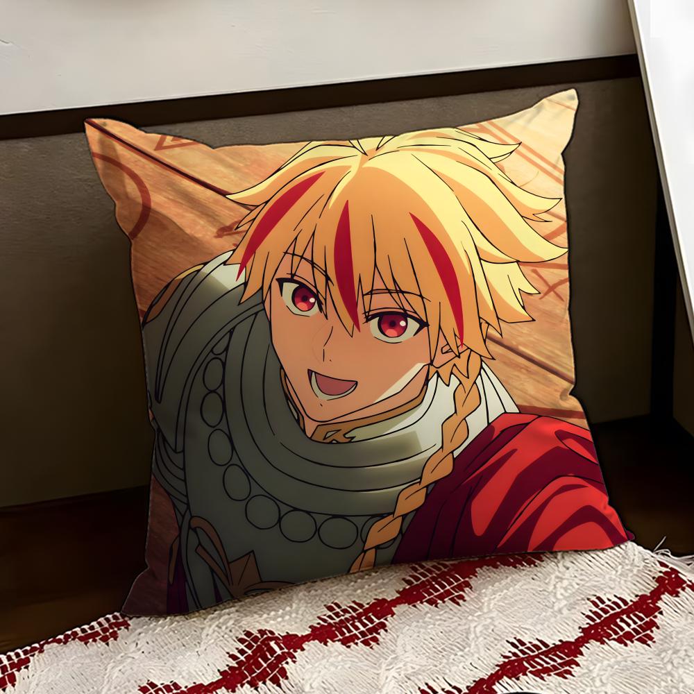 Fatestrange Аниме Наволочка для подушки-подушки Фейк Реверсивная Мягкая Прочная Наволочка для подушки Дом Автомобиль Многосценовое Использование для Ежедневного Комфорта 30X30cm