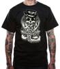 Lucky 13 Pin Up Punk Street Gothic Americana Tattoo Art Mens Tee SKULL COBRA