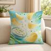 Food SSmiths Cushion Cover Soft Short Plush SkinFriendly Cushion Case for MultiScene Use