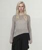 NORMOR Relaxed Slit Knit Grey