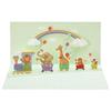 Sanrio Message Multipurpose Train Greeting Ships SANRIO 102601 Card, Card, Card, Overseas, MU236-4,