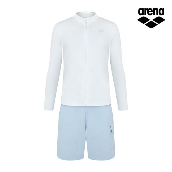 Alena Mark Regular Fit Zip-Up Rash Guard Set A5Bm1Pc06Owt