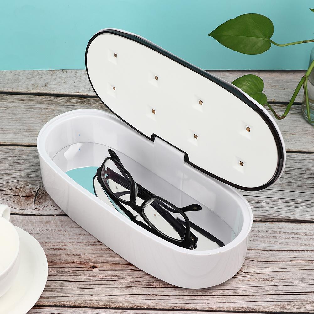 USB UV Case Jewelry Cleaner 60S / 90S Ultraviolet LED Box for Nail Art Tool for Comestic Beauty Salon