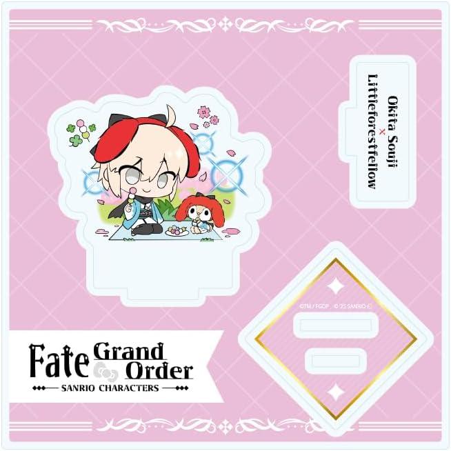 Fate/Grand Order x Sanrio Characters 21/Okita Souji x Littleforest Fellow Acrylic Stand Plate