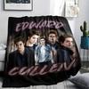 1 Stück Edward Cullen Druck Flanelldecke, Hohe Qualität für alle Jahreszeiten, Heimdekoration, Wärme und Komfort, Perfekt für Weihnachtsgeschenke
