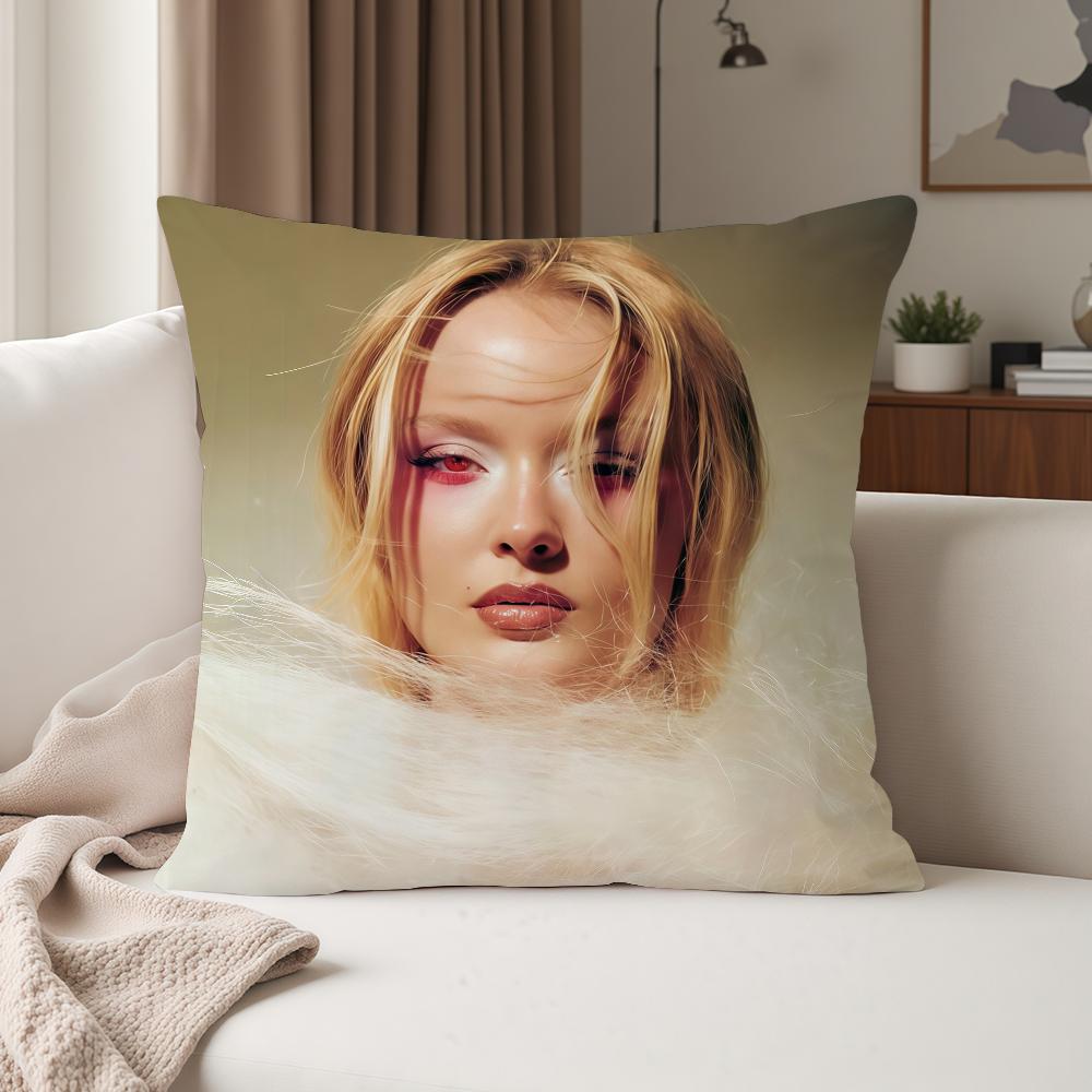 Singer ZZara Larsson Midnight Sun Pillow Case Suitable For Bedrooms Living Rooms Cars Home Decoration