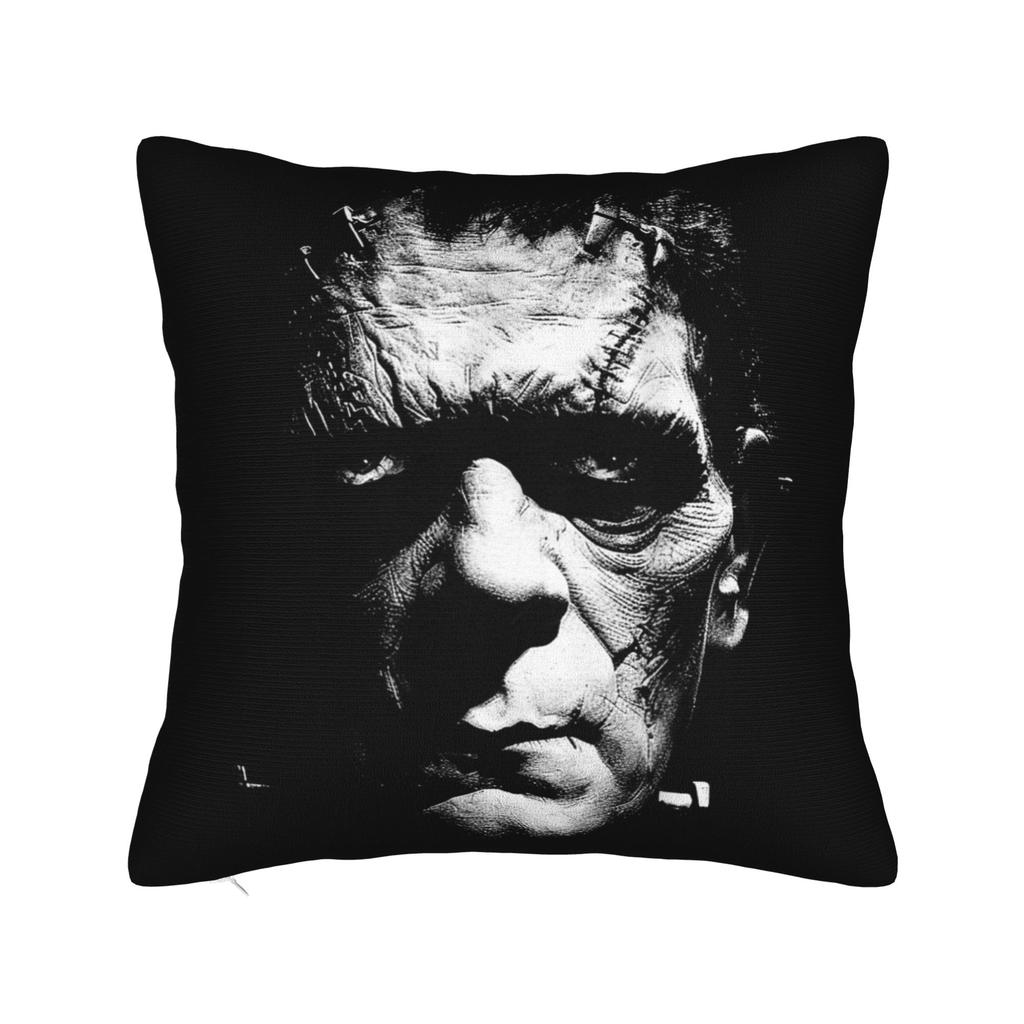 Frankenstein Monster Bubble Gum Funny Halloween Pillow Cover  Soft Cushion Cover Funny Pillow Case For Sofa Home Decoration