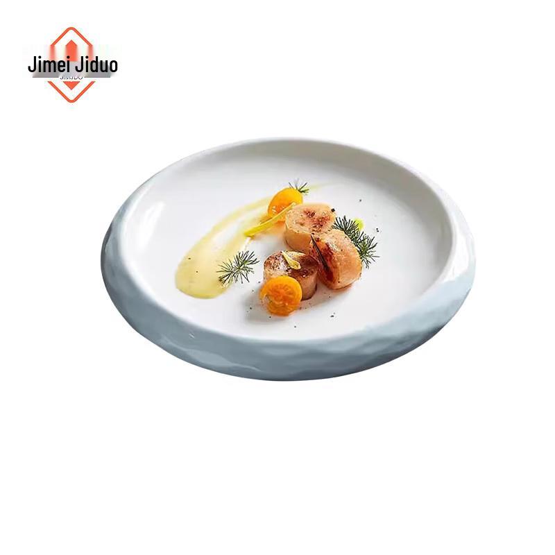 

Jimeijiduo 10-inch Diamond Artistic Dinner Plate