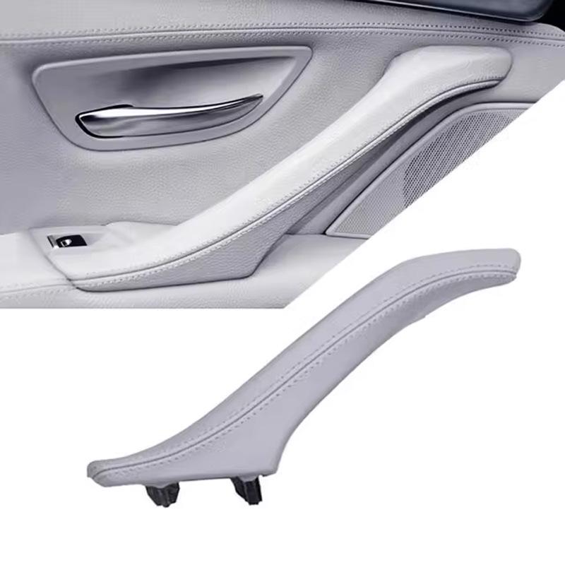 Compatible Interior Door Leather Handle for 2010-2017 BMW 5 Series F10/F11/F18 520i/523i