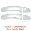 Car Upgrade Chrome Accessories Door Handle Cover Trim Paste Style 2Door For Ford Transit  Tourneo 2013 2014 2015 2016 2017