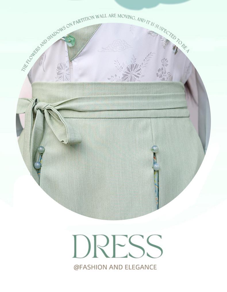 Vintage Chinese Cheongsam & Tang Suit Two-Piece Hanfu Set for Women