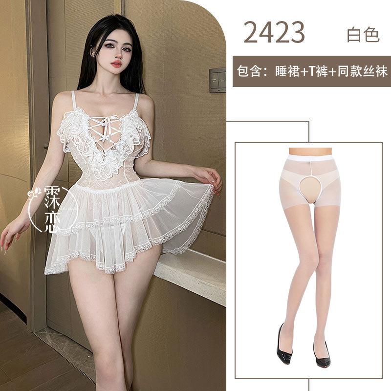 Sex Underwear Sexy Perspective Hot Princess Style Love Breast Pure Desire Dress Sex Toys