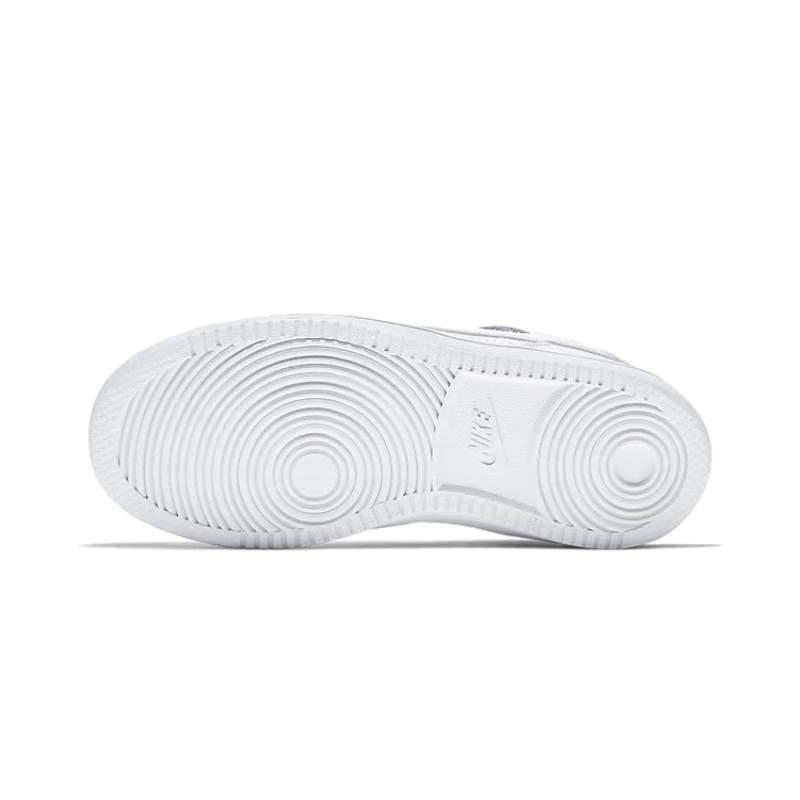 Nike Son Of Force Abrasion Resistant Low Top Skateboard Shoes Pure White Children Aged 3 7 Years Old Sneakers 615152-109