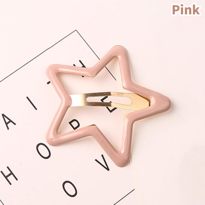 

Красочные хэллоуин звезда шпилька для волос когти заколки для волос для девочек женщин детей детей винтаж для подарка аксессуары для волос украшение на голову розовый