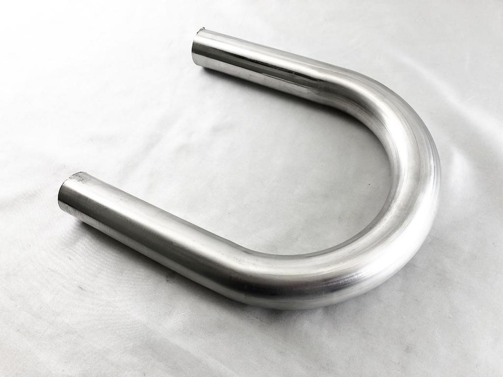 BRIGHTZ Stainless Steel Bent Set 38mm 38 180° Pipe, 1.2mm Thick, 3-Piece [CUR-PIPE-039-3PC] Diameter, 38, 180°