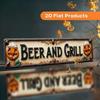 Retro Metal Wall Art for Home Office Beer Bar Decor