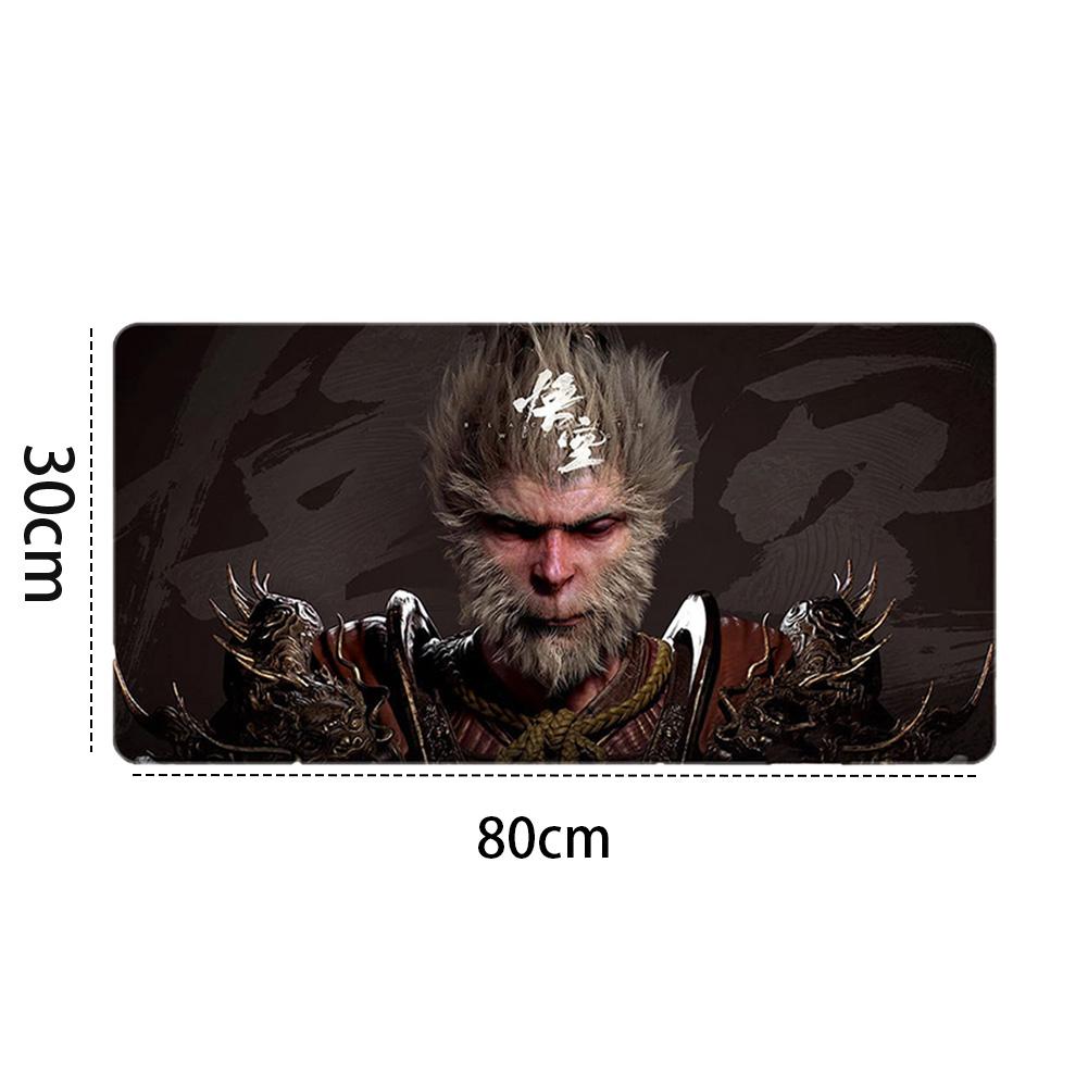 For Black Myth WuKong Big Mice Mat Non-Slip Rubber Base Large Computer Laptop Gamer Pad Keyboard Mouse Pad PC Gaming Accessories