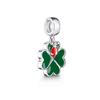 New Copper Four-Leaf Clover Lucky Grass Pendant Bead Diy Fit Original Pendant Charm Bracelet Women Fashion Jewelry