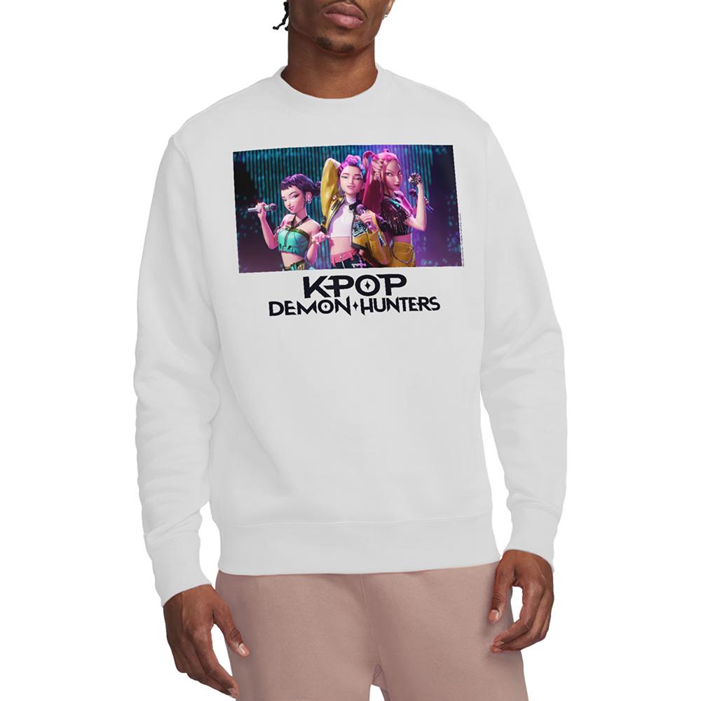K-Pop Demon Hunters Unisex Adult Huntrix Group Singing Sweatshirt