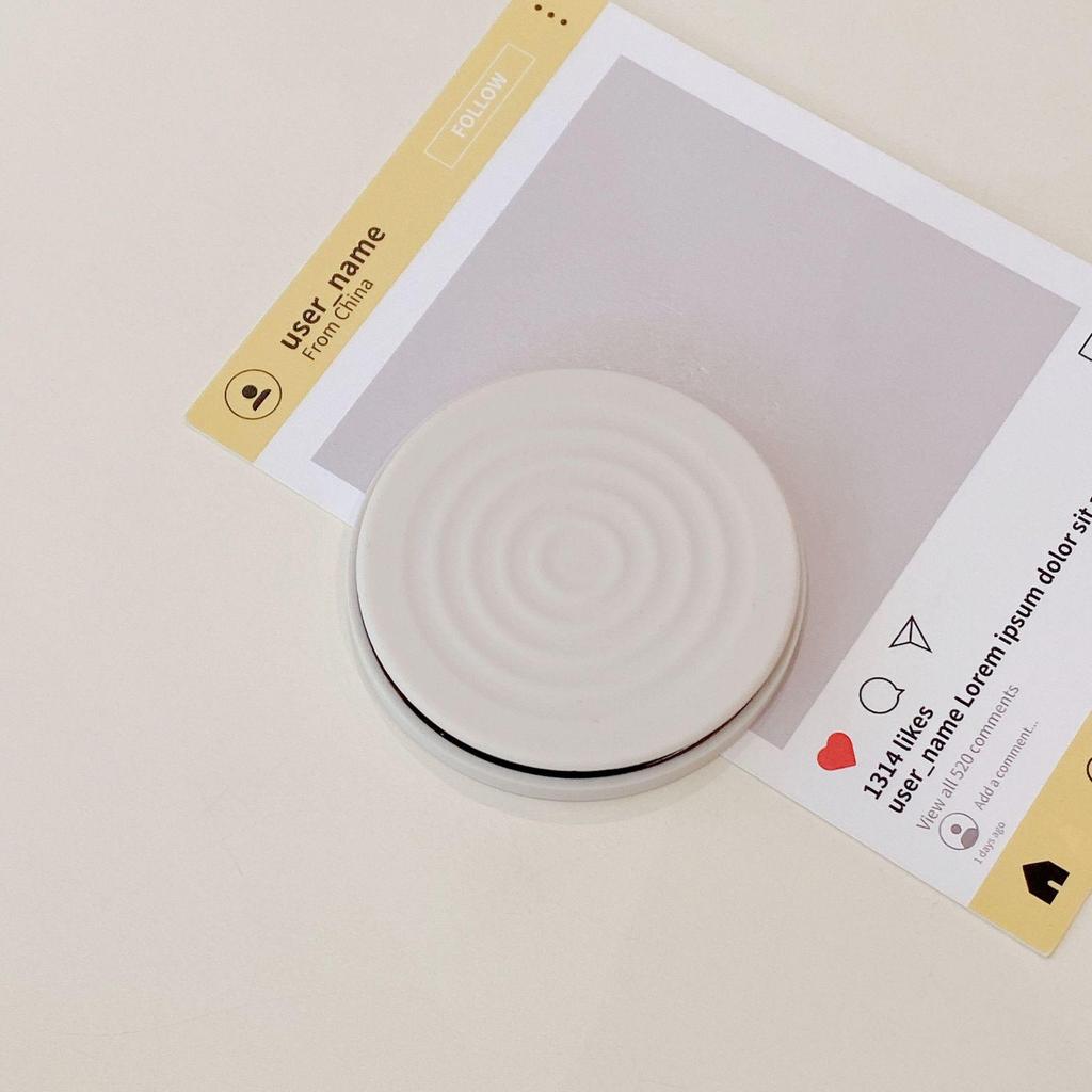 Water Ripple Silicone Phone Case with Magnetic Folding Stand