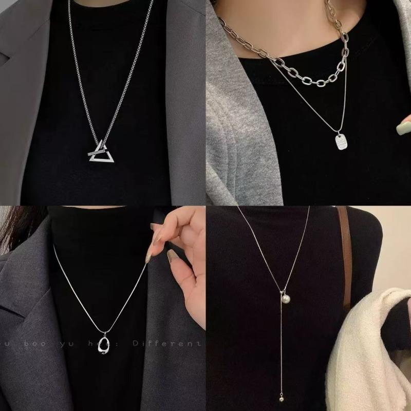 Long sweater chain design sense niche temperament high sense sweater necklace women's 2026 new