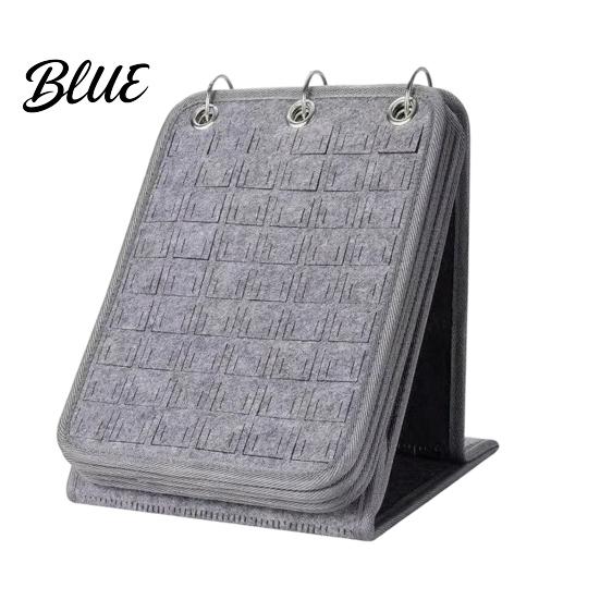 Exhibition Pin Display Badge Collection Large Capacity Felt Holder Stand Enamel 5 Pages Stand Wear