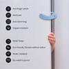 Pet Friendly Door Bang Stopper with Hanging Hole Silicone Doorstop Durable Door Pinch Guard  Dog