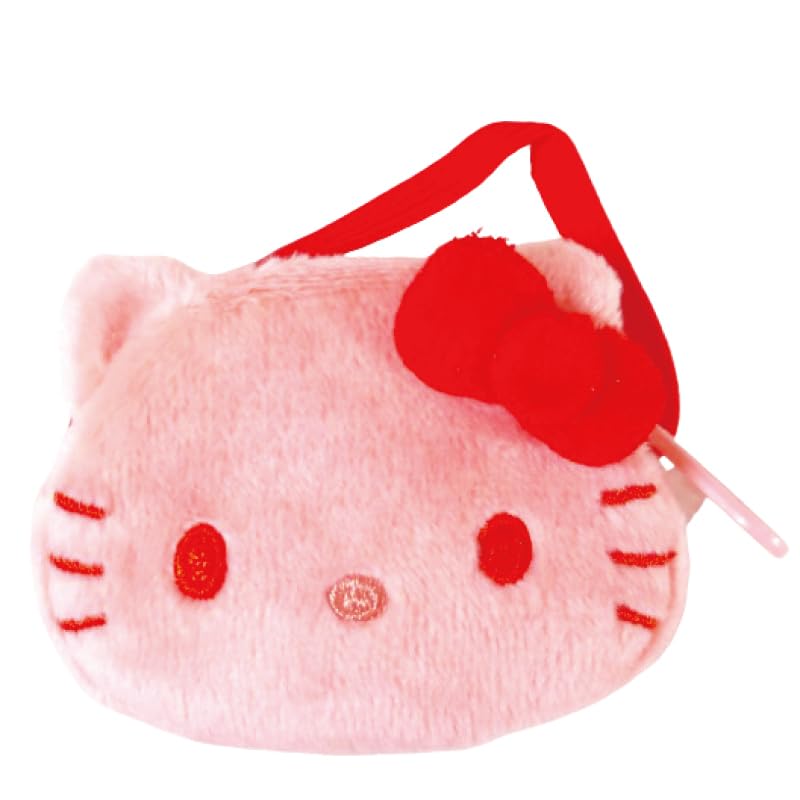 Nakajima Corporation Hello Kitty Plush Toy Pouch cannot be x x (Color Variations) Pattern selected, 203700-24, H7.5 W7.5 D2.6cm