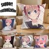 Nakano Ichika Toubon Anime Square Sofa Pillow Cover Solid Color Living Room Home Decor Cushion Case