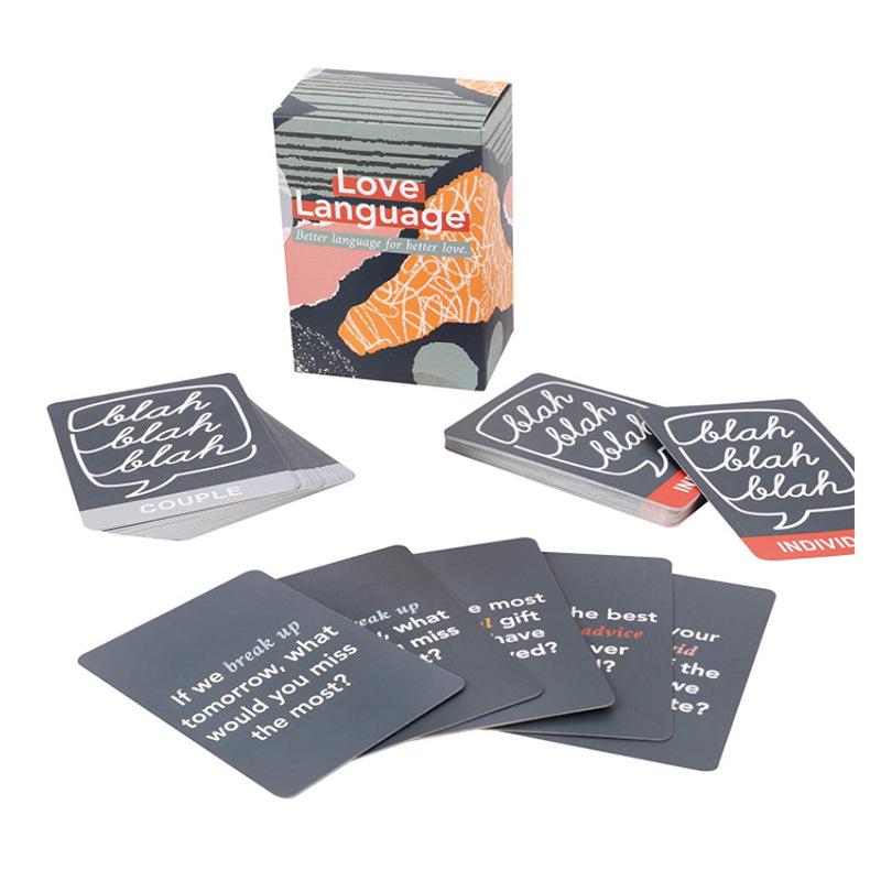 Gioco di Coppia Rischioso: Carte Dialogo Romantico – Popolare Gioco da Tavolo Europeo e Americano