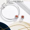 Charms Rose Flower Bead Pendant Pr 925 Beads