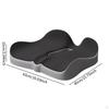 Memory Foam Seat Cushion Chair Pillow Ergonomic Sitting Pad for Car