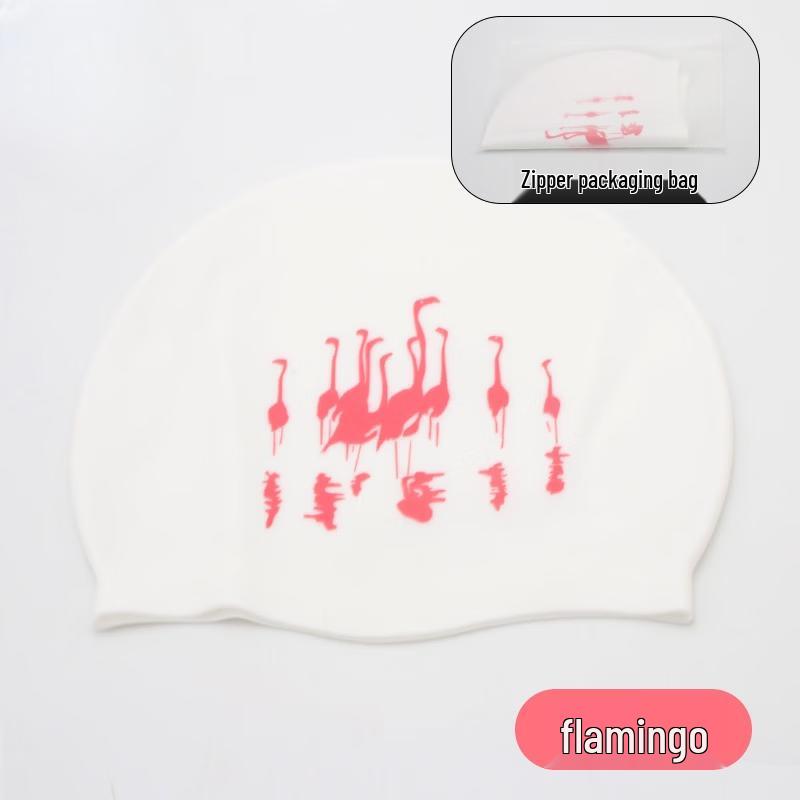 Fashion Cartoon Silicone Swim Cap