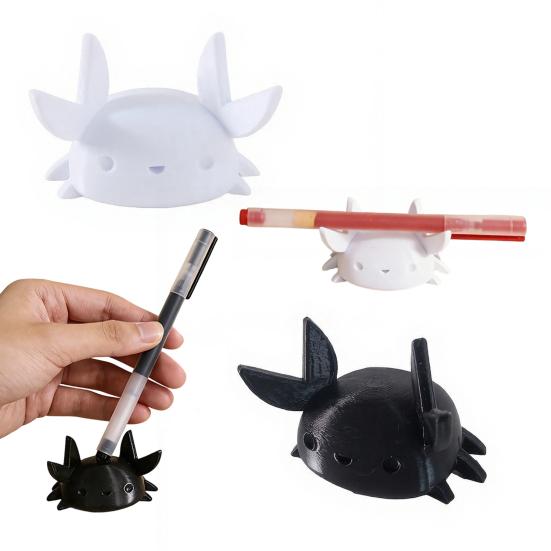 Desk Crab Pen Holder, 3D Printed Weightlifting Crab Pencil Stand,Cute Office Desktop Organizer for Pens, Glasses, Makeup Brushes