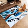 1pc Carolina Panthers Print Area Rug - Soft, Washable Non-Slip Indoor Mat, Living Room, Home Office Decorative Rug,Office Decorative