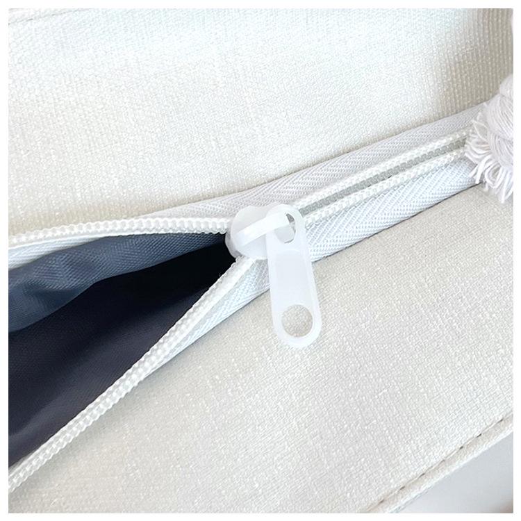 Versatile Striped Canvas Beach & Shopping Bag with Lightweight Cotton Rope Handles