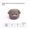 Single Hole Cartoon Cabinet Wardrobe Door Handle, Children's Room Cute Drawer Handle, Anti-collision Silicone Furniture Handle