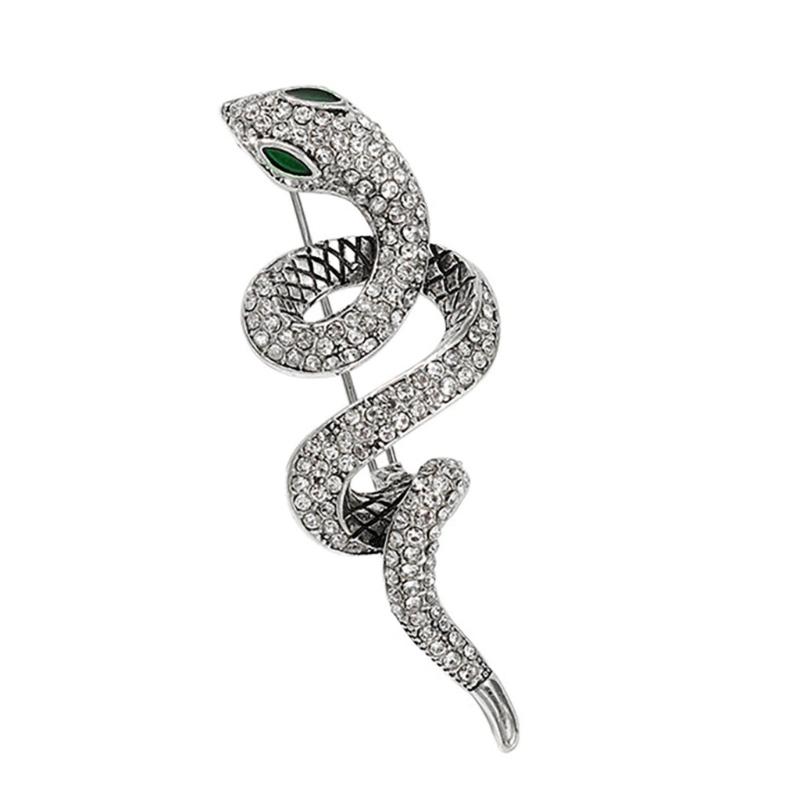 Vintage Rose Snake Brooches Artistic Snake Brooch Charm For Women And Men A Perfect Addition To Any Ensembles