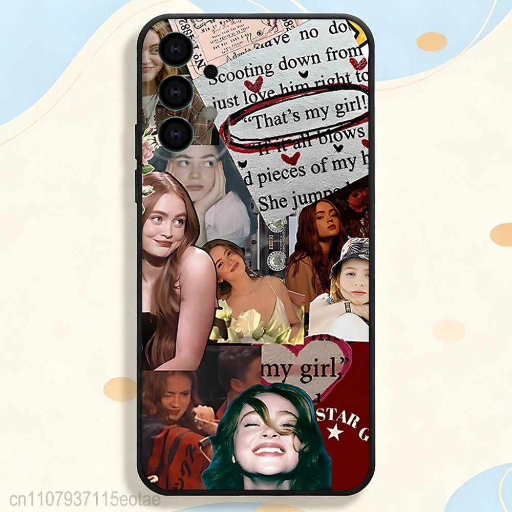 

Actress S-Sadie S-Sink Phone Case For Samsung S25,S26,S24,S21,S22,S23,S30,Ultra,S20,Plus,Fe,Lite,5G Black Cover SamsungS235G