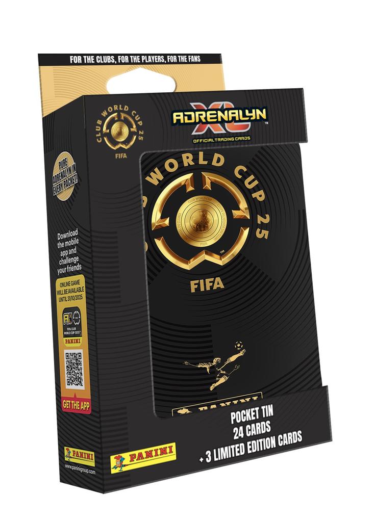 Panini Cards FIFA Club World Cup 2025 Adrenalyn XL Mini Collector's Tin