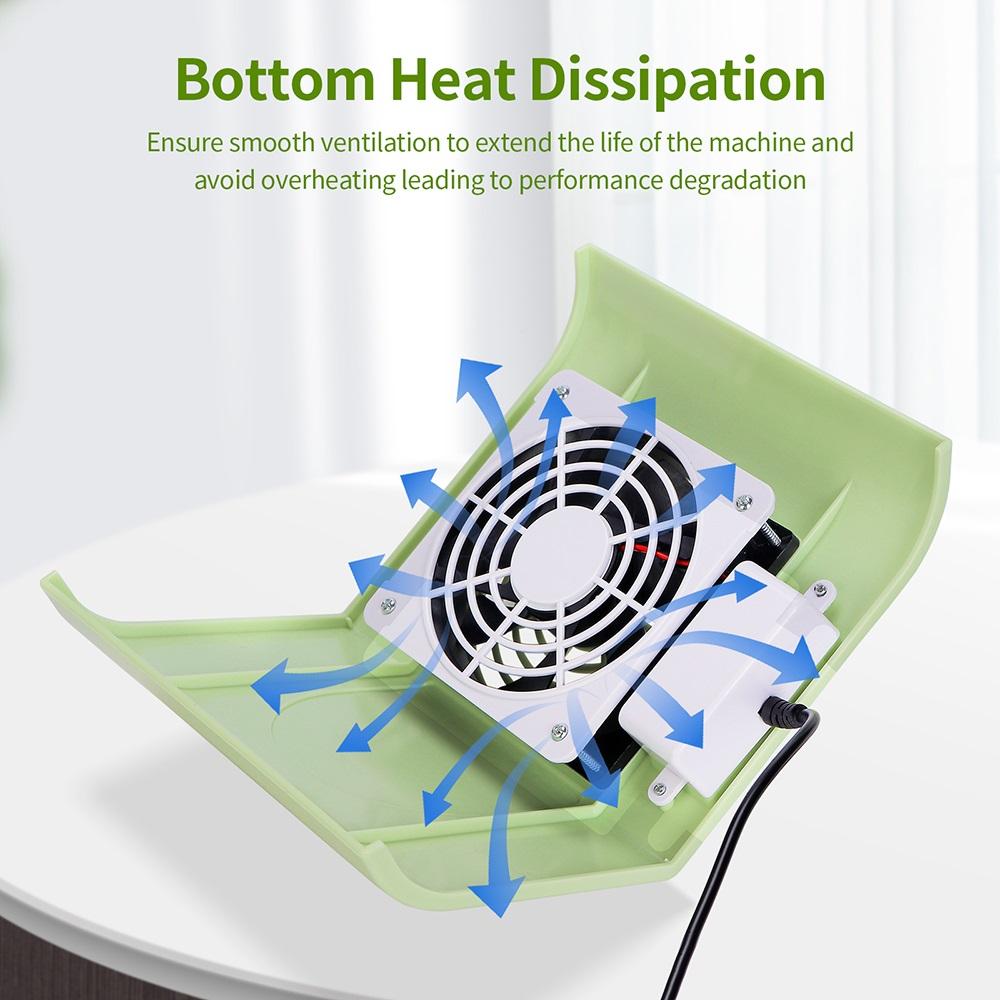 Mini USB Nail Dust Collector Portable Nail Dust Extractor Nail Vacuum Cleaner Fan With 2 Dust Filter Bags Nail Art Manicure