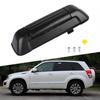 1pcs Door Handle Black Car Exterior Plastic & Iron