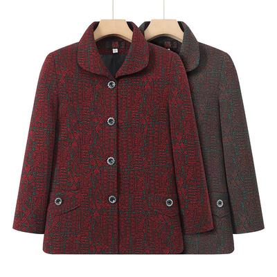 Neues modisches doppellagiges Oberteil für Frauen mittleren Alters und ältere Frauen - Stilvolle Frühjahrs- und Herbstjacke