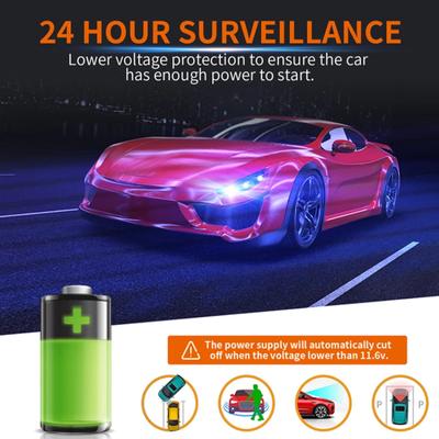 Monitoraggio Parcheggio 24H Car DVR Dashcam Camera Kit Cablaggio Diretto per Protezione Bassa Tensione Porta Mini USB 12-30V in 5V2.5A Accessori Auto