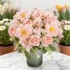 Artificial Flowers High Quality Silk Peony Hydrangea Festival Wedding Bridal Bouquet Home Room Table Vase Wreath Diy Gift Decora