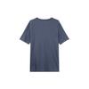 Nike T-shirt Girocollo Logo Colore Unico Heritage Uomo Top Blu DM5440-437