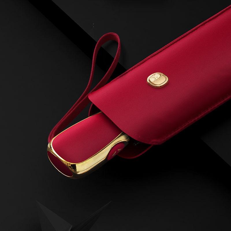 

Ultra-light Flat Fully Automatic Umbrella Three-fold Sunny And Rainy Umbrella Portable Anti-ultraviolet Sun Umbrella