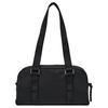 MLB Letter Print Nylon Shoulder Bag Unisex Shoulder Bag Black 3AORA016N
